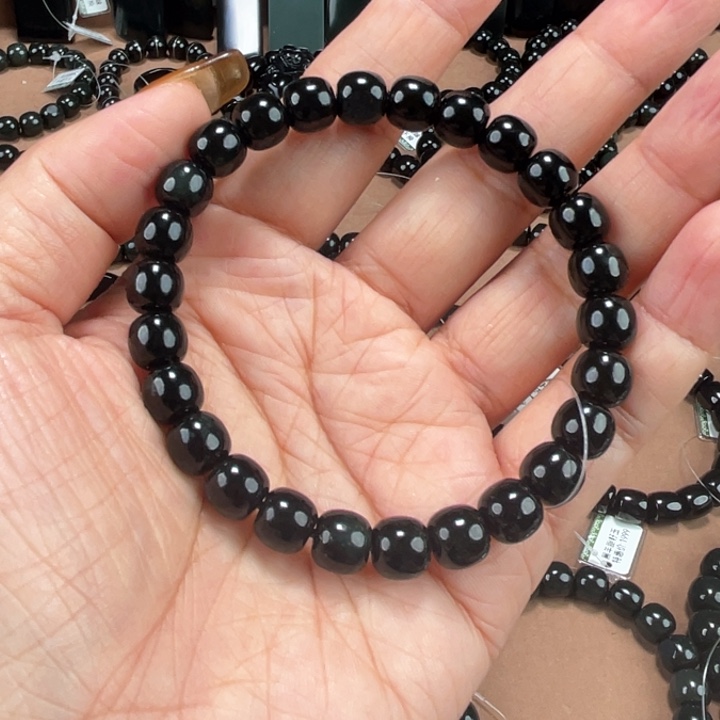 和田玉未镶嵌手链8