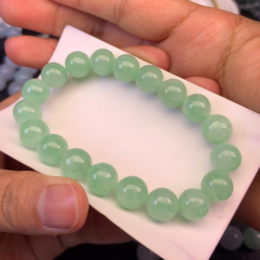 翡翠未镶嵌颈饰天然缅甸翡翠A货卡10