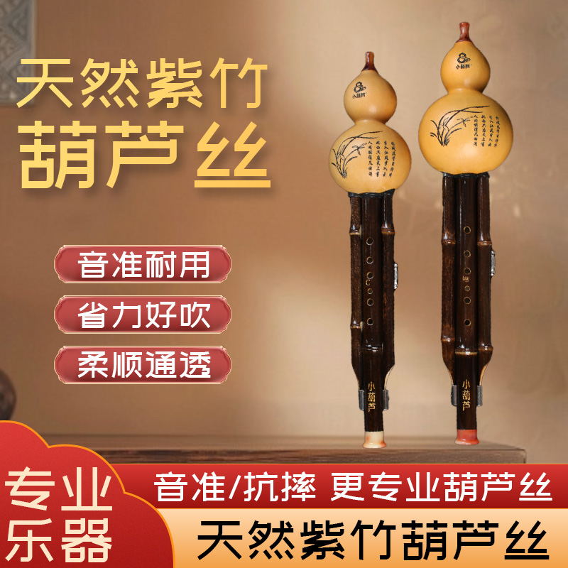 小葫芦紫竹入门款葫芦丝葫芦丝乐器A降BC调厂家直销