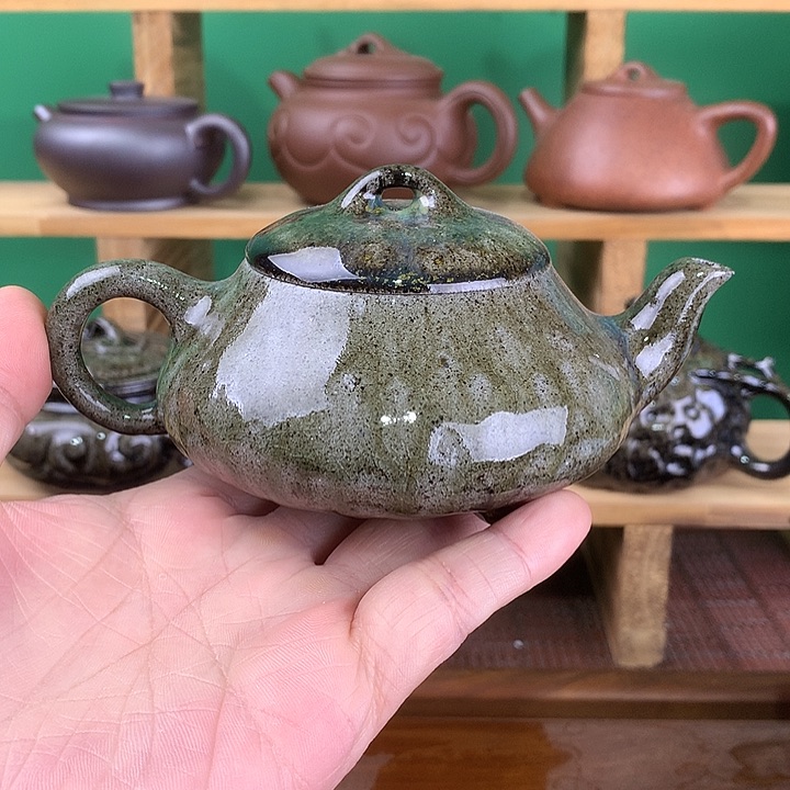 紫砂茶壶宜兴原矿紫砂柴烧