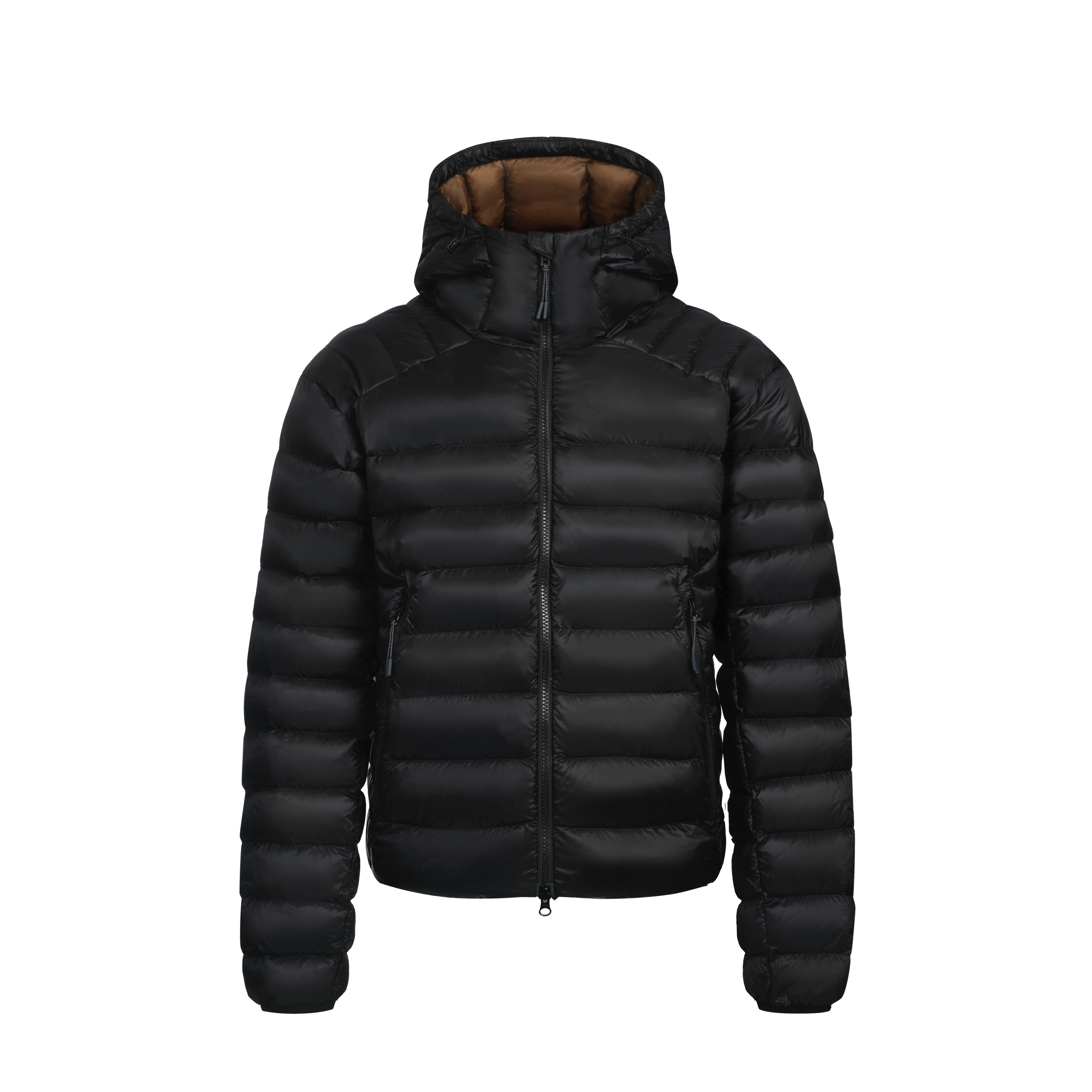 DERT 智能绒道*棕内蝉翼轻量化密排160克90白鸭绒防水排骨羽绒服