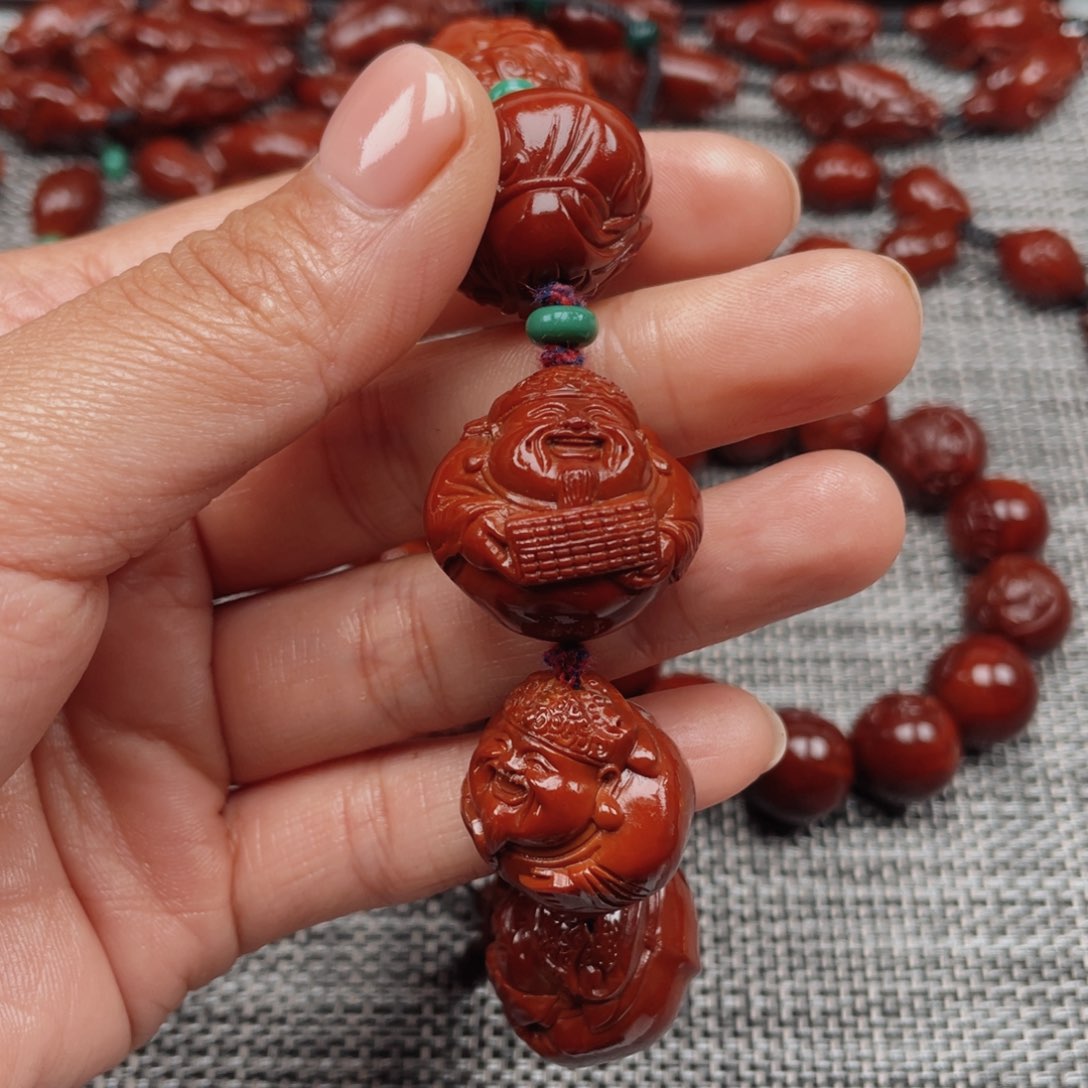 手串/手链橄榄核人****梦财神25