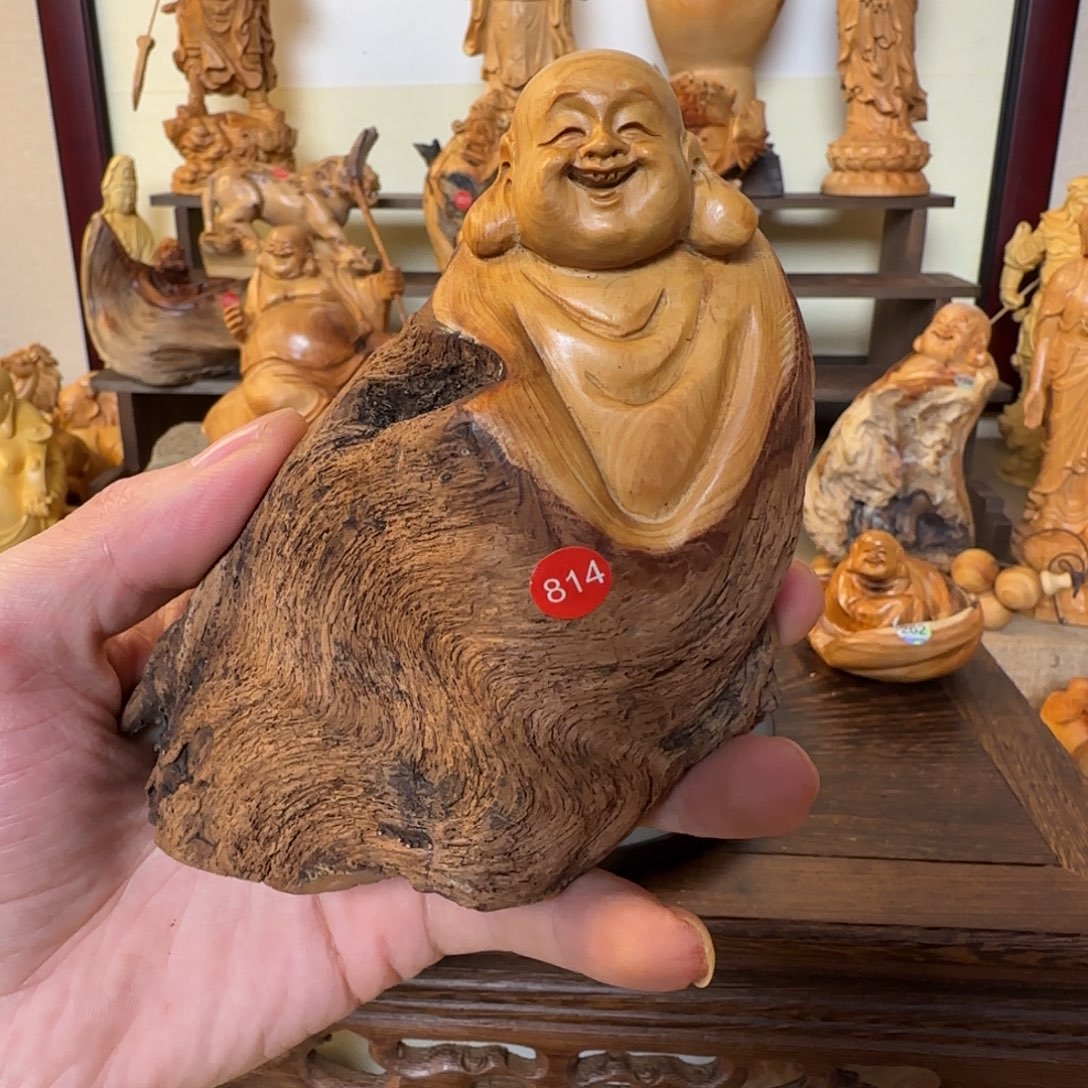 崖柏小木匠艺雕一物一拍