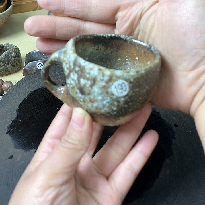 杯川宝福利柴烧茶器