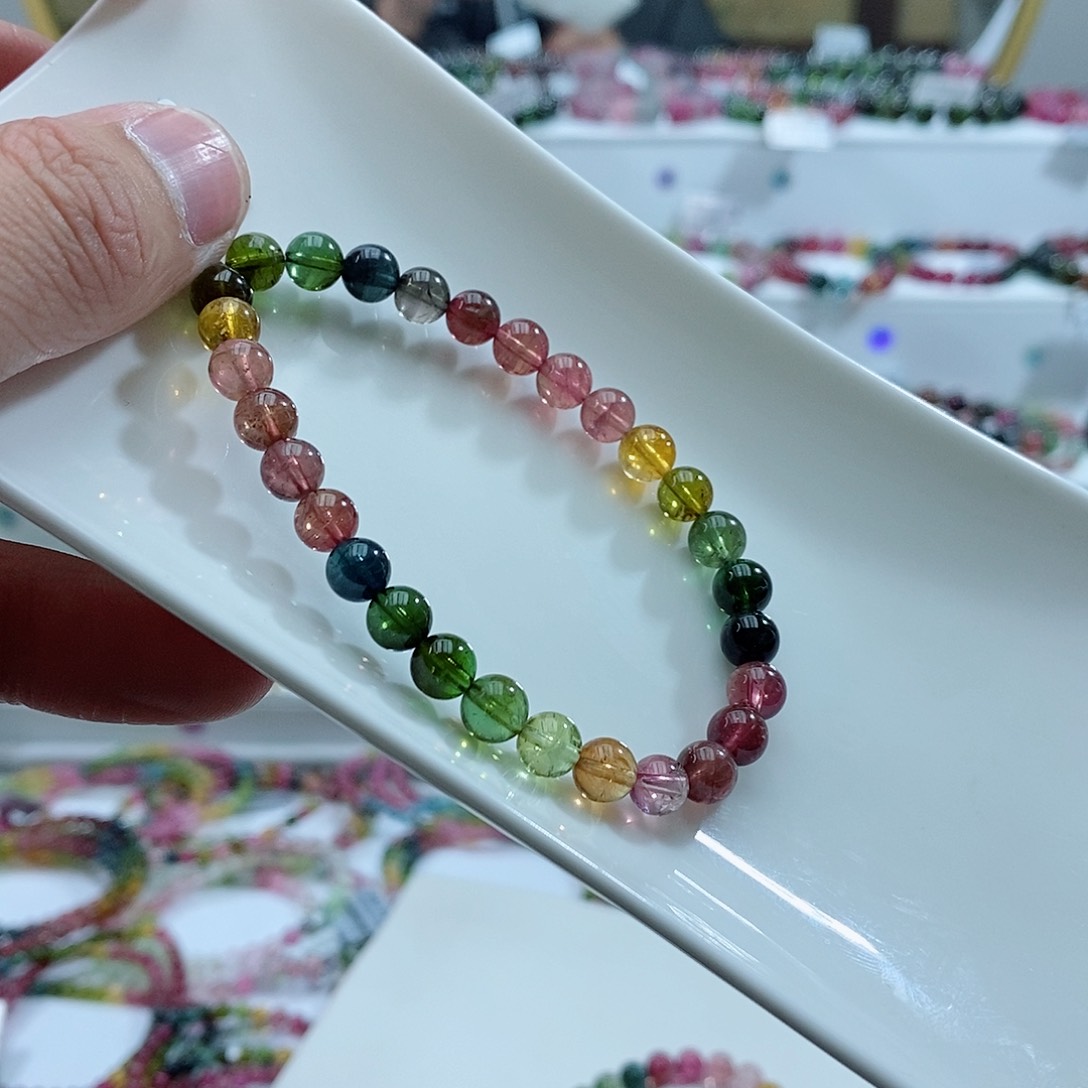 碧玺碧玺未镶嵌手链