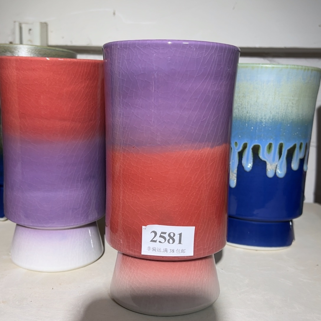 口9高20 手工花盆满30包邮