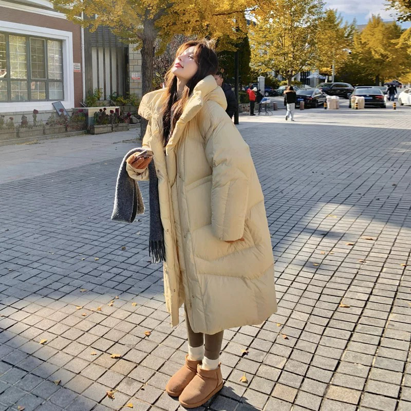 通勤显瘦时尚百搭连帽鹅r服