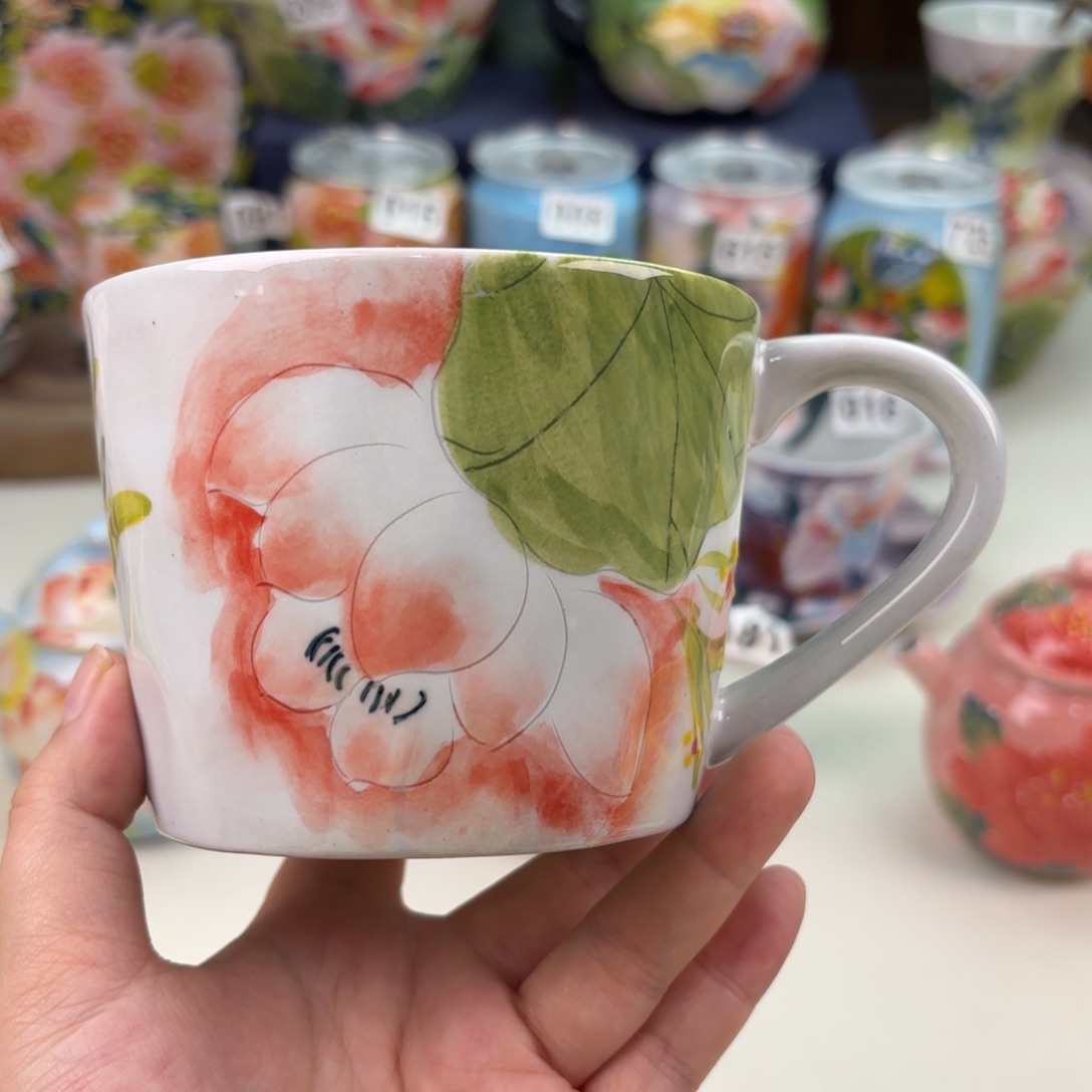 景德镇手绘高温釉下彩陶瓷茶具