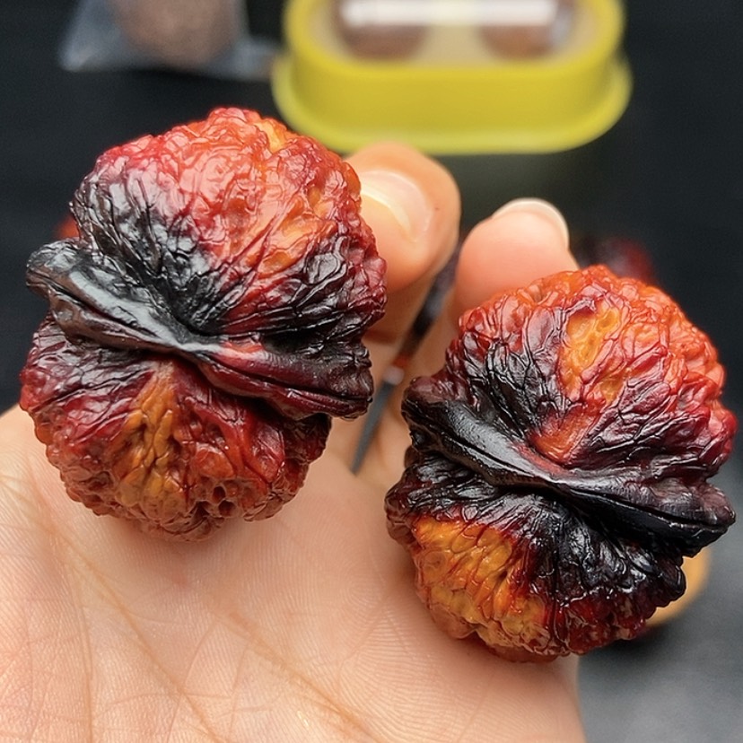 【闪购商品】把件文玩核桃40尺铁狮子头