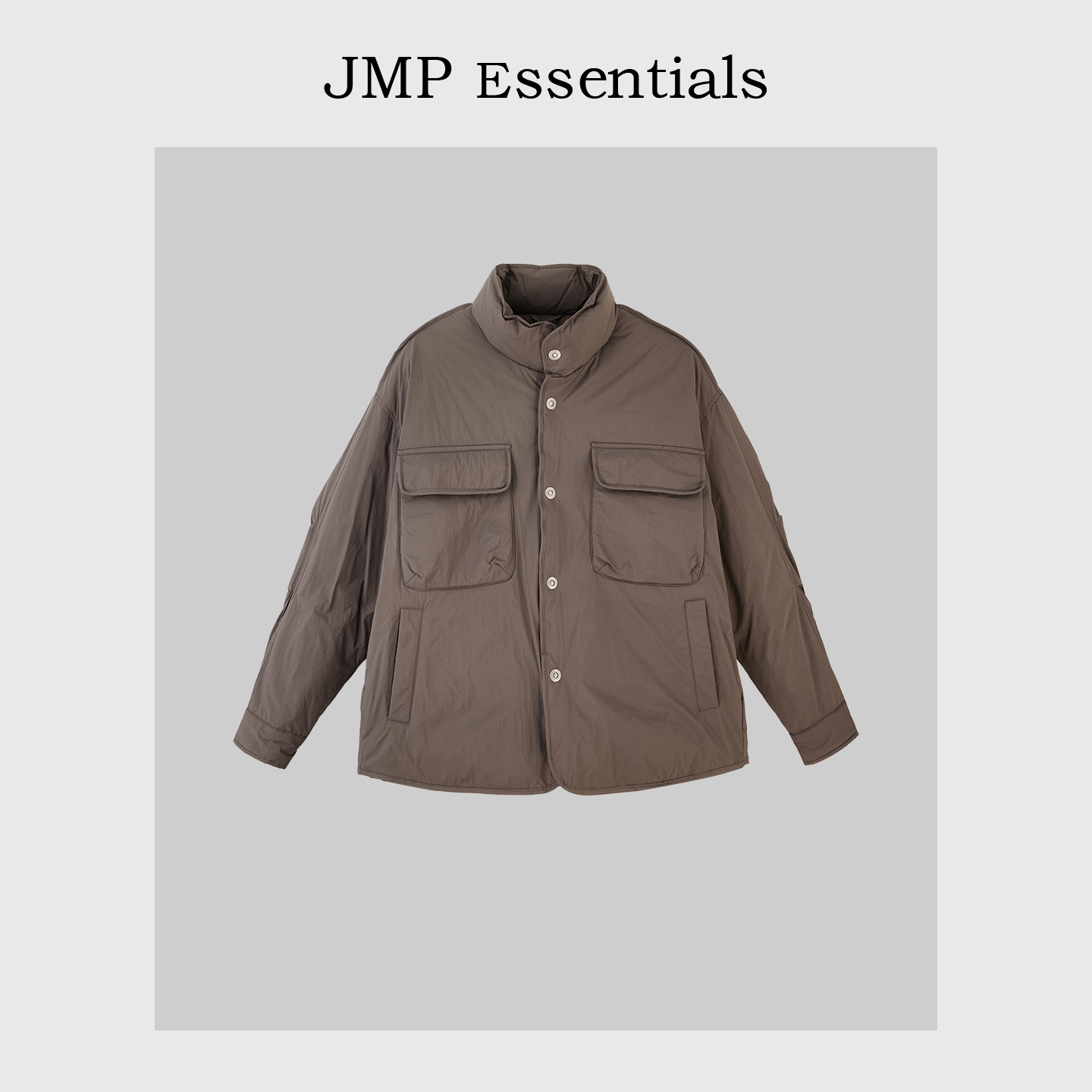 JMP时尚拼接多口袋羽绒服男冬季保暖防寒休闲风外套699