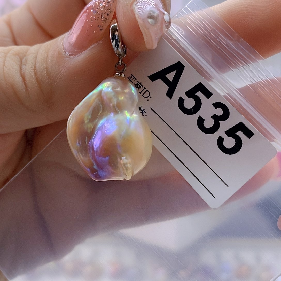 淡水珍珠颈饰银S925镶嵌