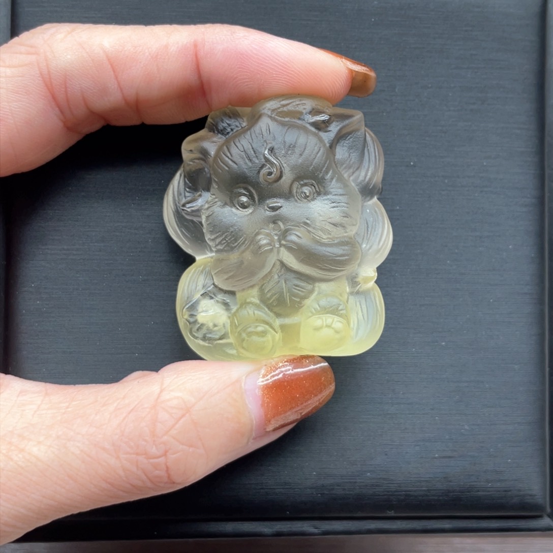 水晶吊坠(不含链)未镶嵌毛*圆