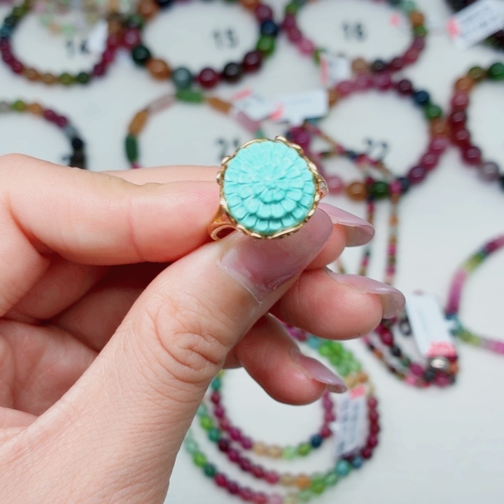 未镶嵌手链碧玺23