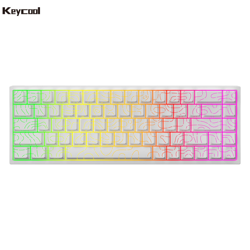 凯酷68机械键盘打瓦神器热插拔RGB客制化灯MAC键盘游戏电竞