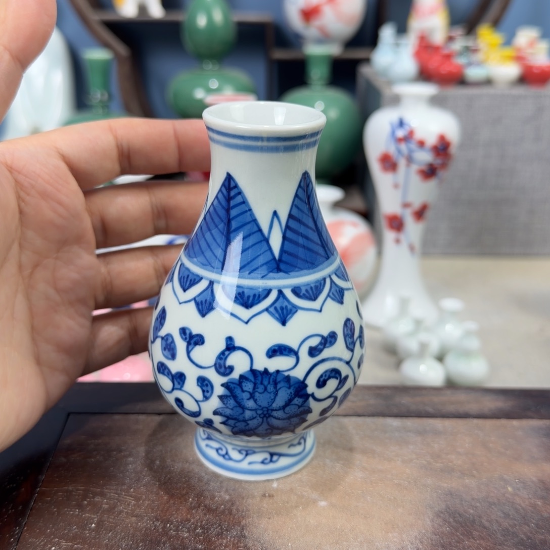 陶瓷手工小花器摆件