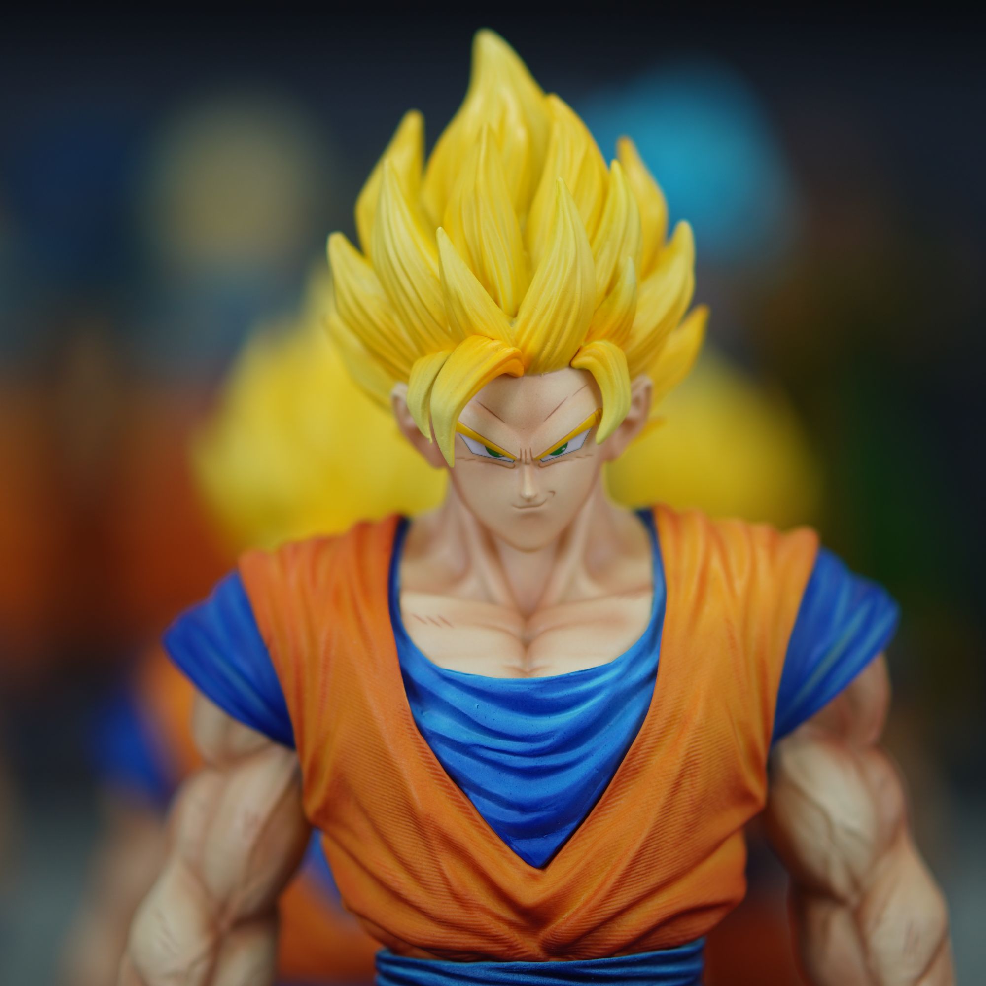 【LK现货】高度31CM pb超二悟空 七龙珠 超级赛亚人 GK手办模玩雕像