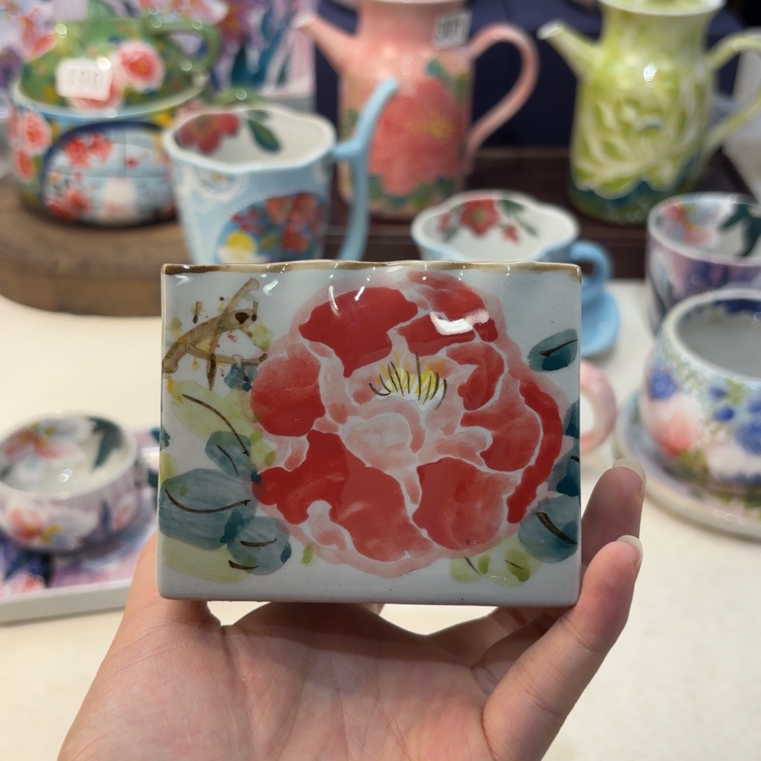 景德镇手绘高温釉下彩陶瓷茶具