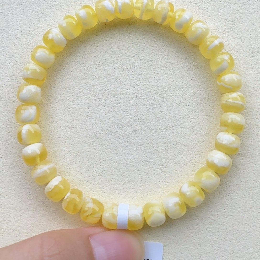 琥珀手链未镶嵌蜜蜡手串7.3mm