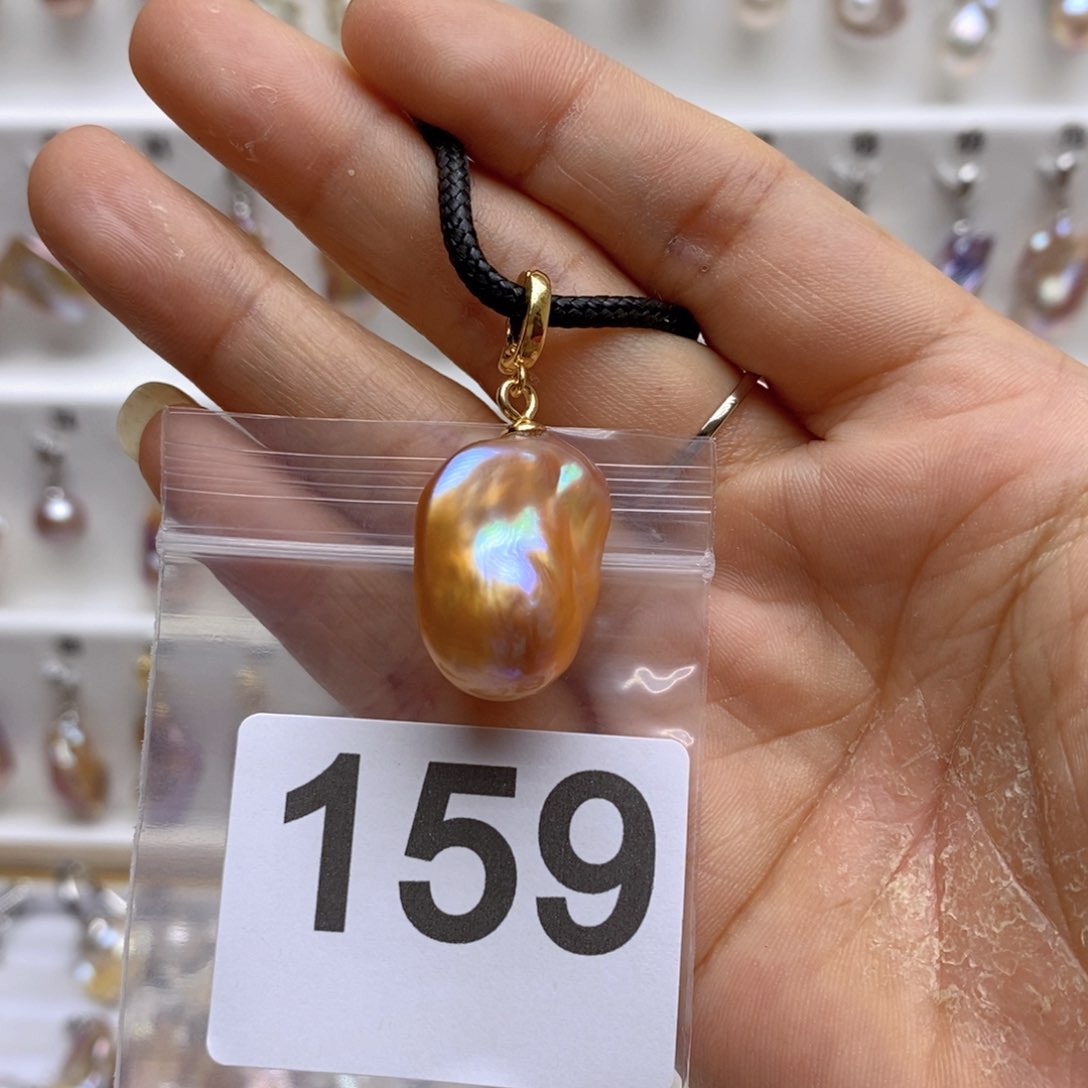 淡水珍珠颈饰银S925镶嵌巧***～159