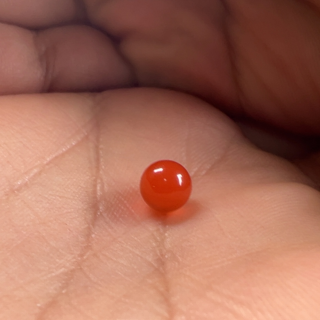 南红玛瑙圆珠6.5未镶嵌