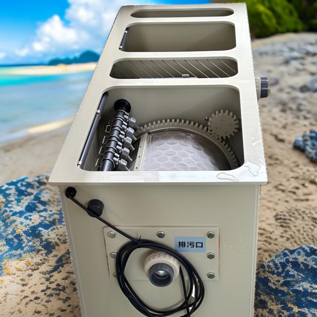 下沉式一体机微滤机反冲洗锦鲤鱼池水循环过滤系统过滤器