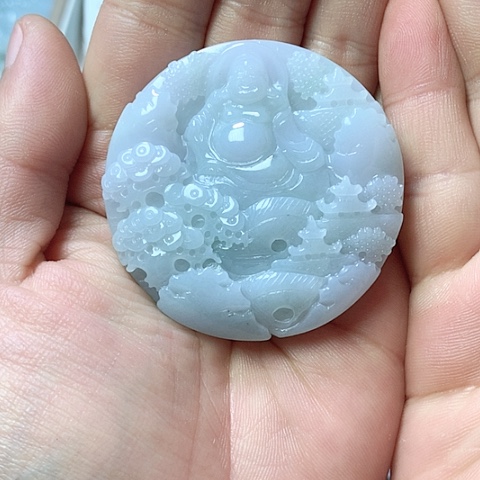 翡翠颈饰未镶嵌用****9天然缅甸翡翠a货