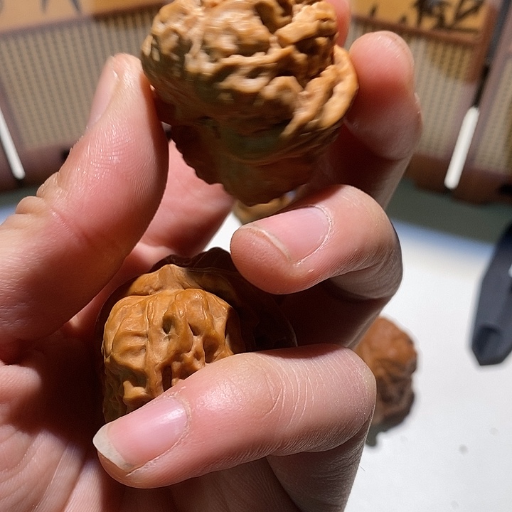 刀***魂精品文玩核桃蛤蟆头