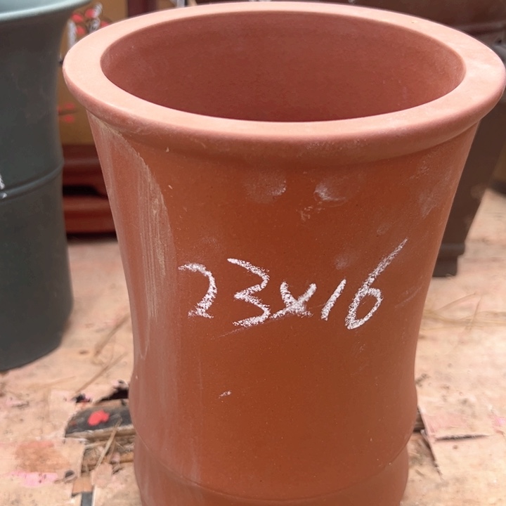 红陶紫砂兰花盆无暇