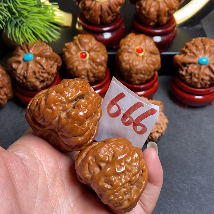 文玩核桃把件39蛤蟆666