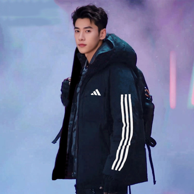 Adidas阿迪达斯官方正品棉服男子户外拒水保暖运动外套夹克JY8303