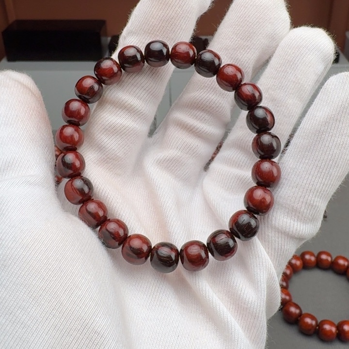 小叶紫檀手串/手链8✖️8.8极限弧原汁原味高油密老料