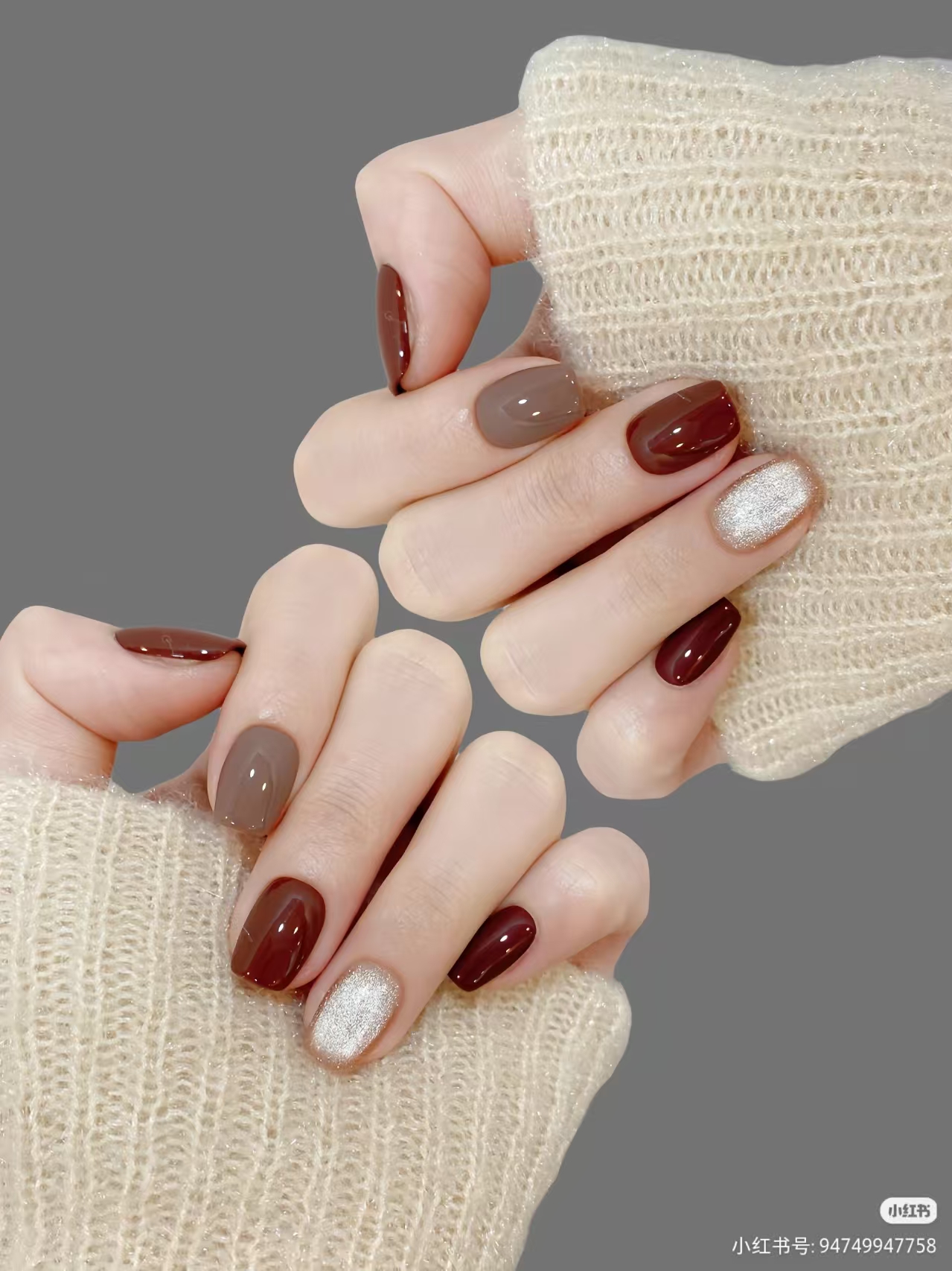  芷间 美甲焦糖咖啡