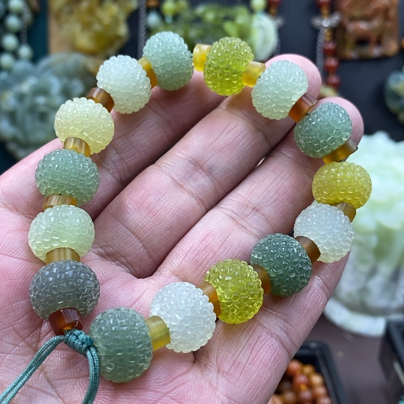 【闪购商品】未镶嵌蛇纹石玉手链