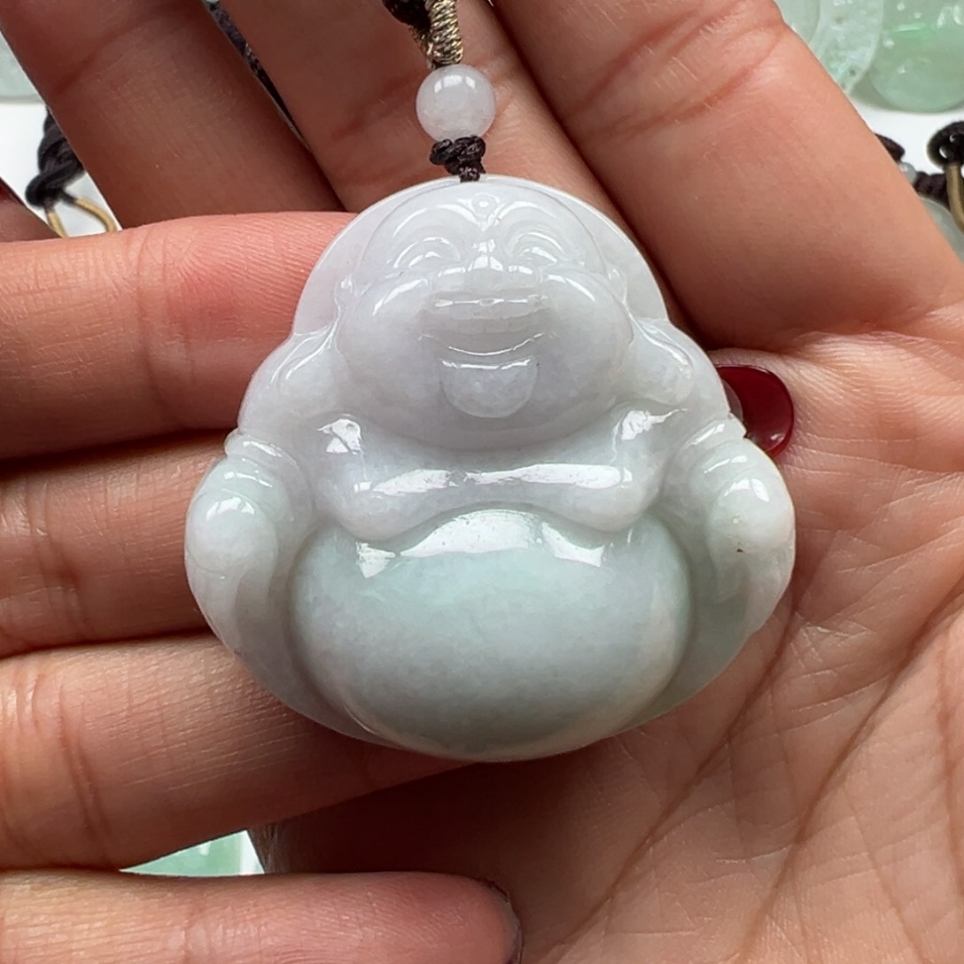 翡翠颈饰未镶嵌41.×42.6×12