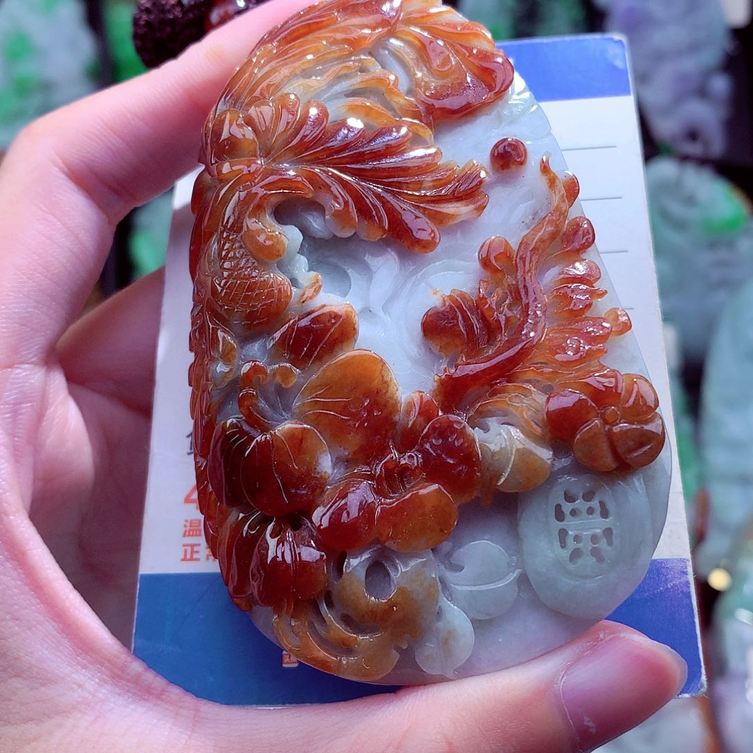 翡翠未镶嵌颈饰天然