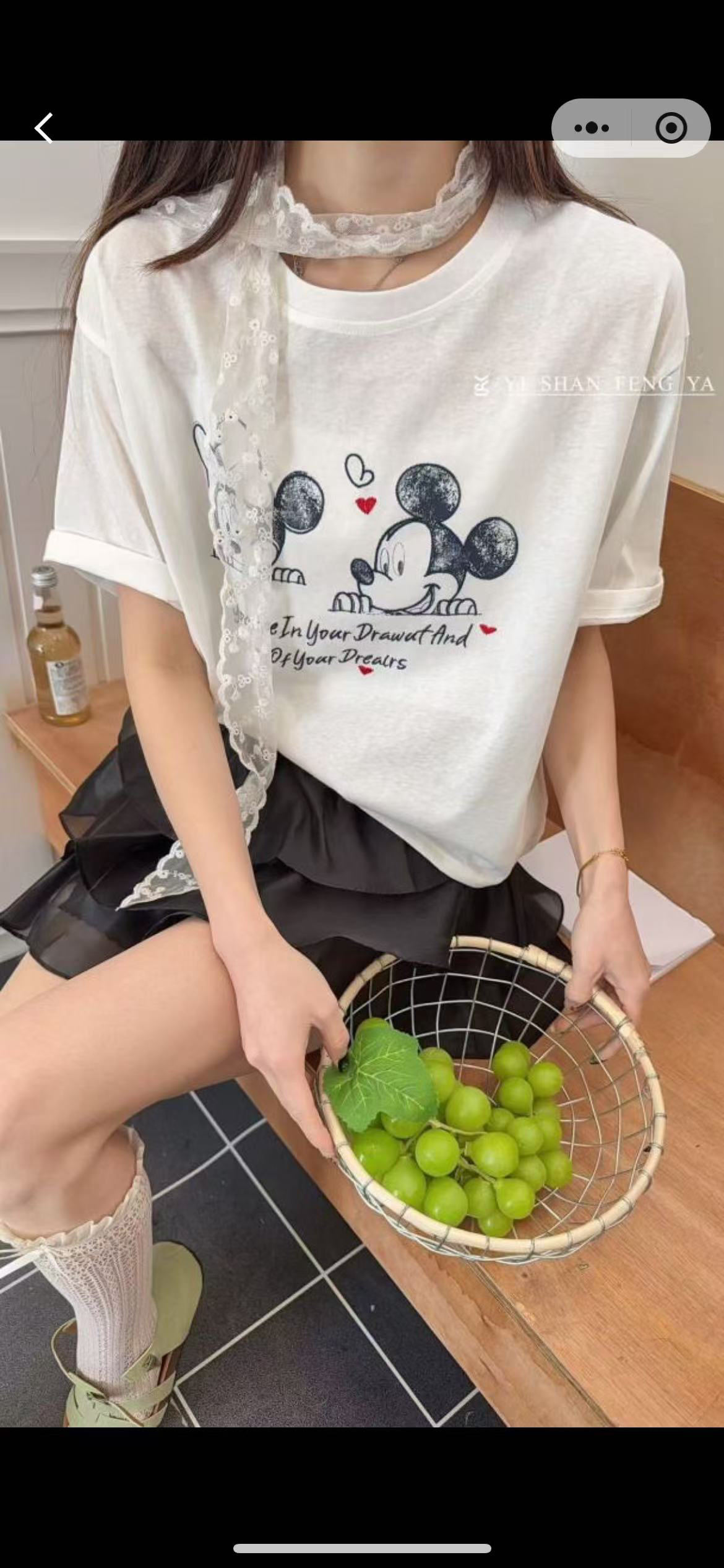 7697红心米奇小版T