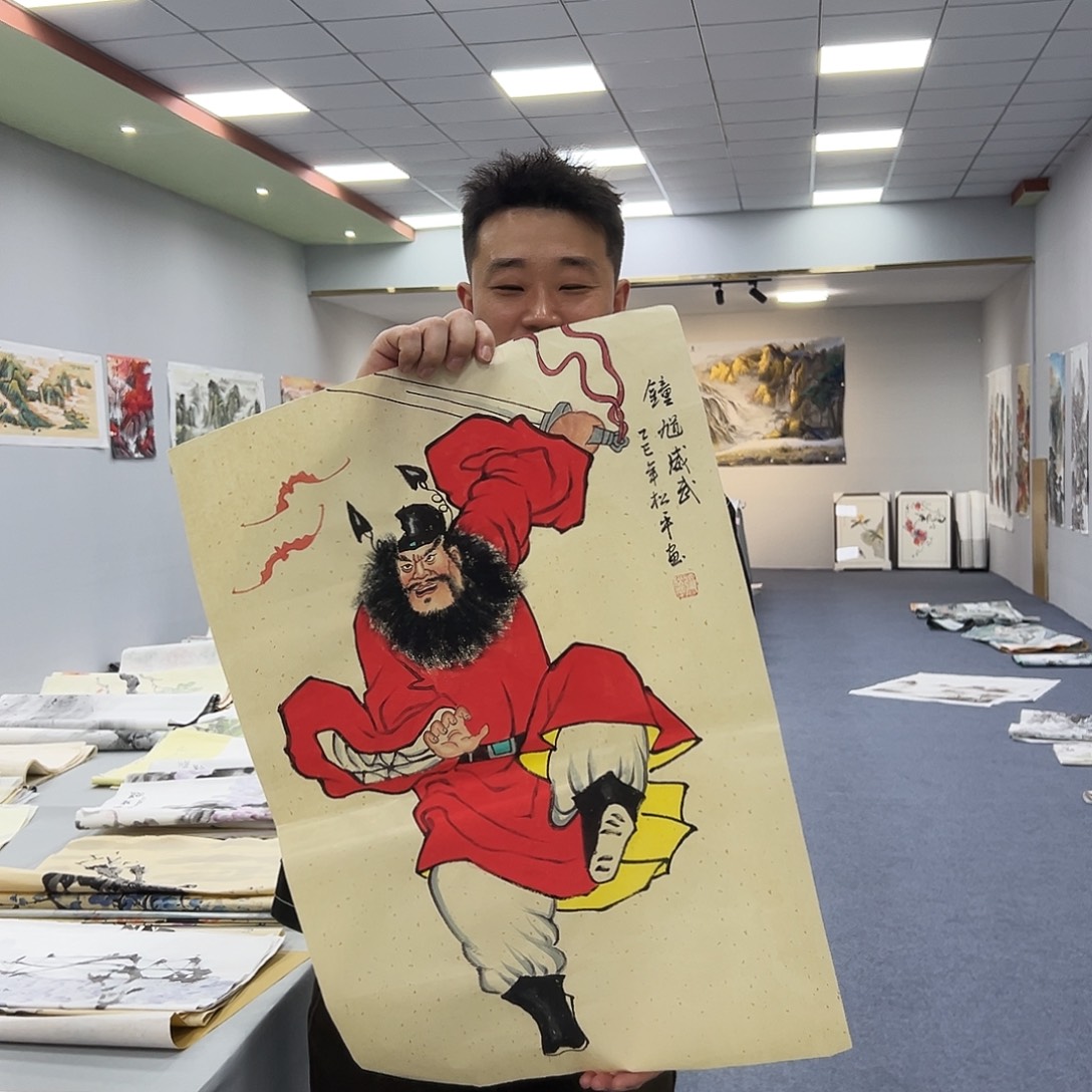 国画国画作品宣纸纯手绘