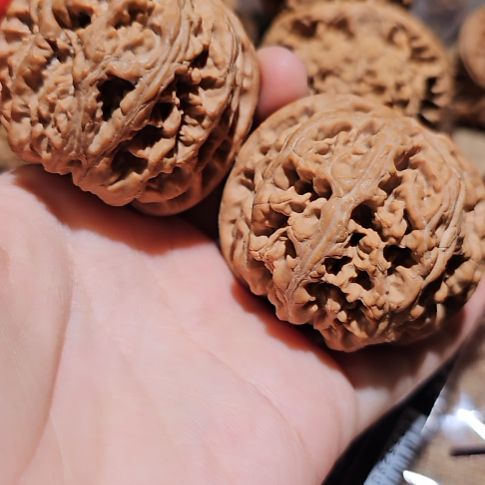 如***水文玩核桃吊坠47粗筋