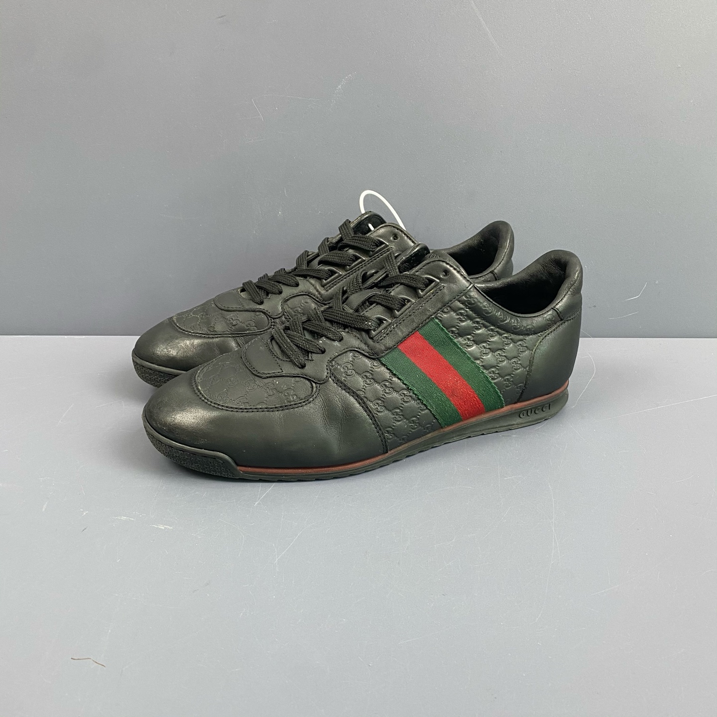 95新 GUCCI/古驰 40.5码古驰Gucci 满印板鞋 休闲鞋  265