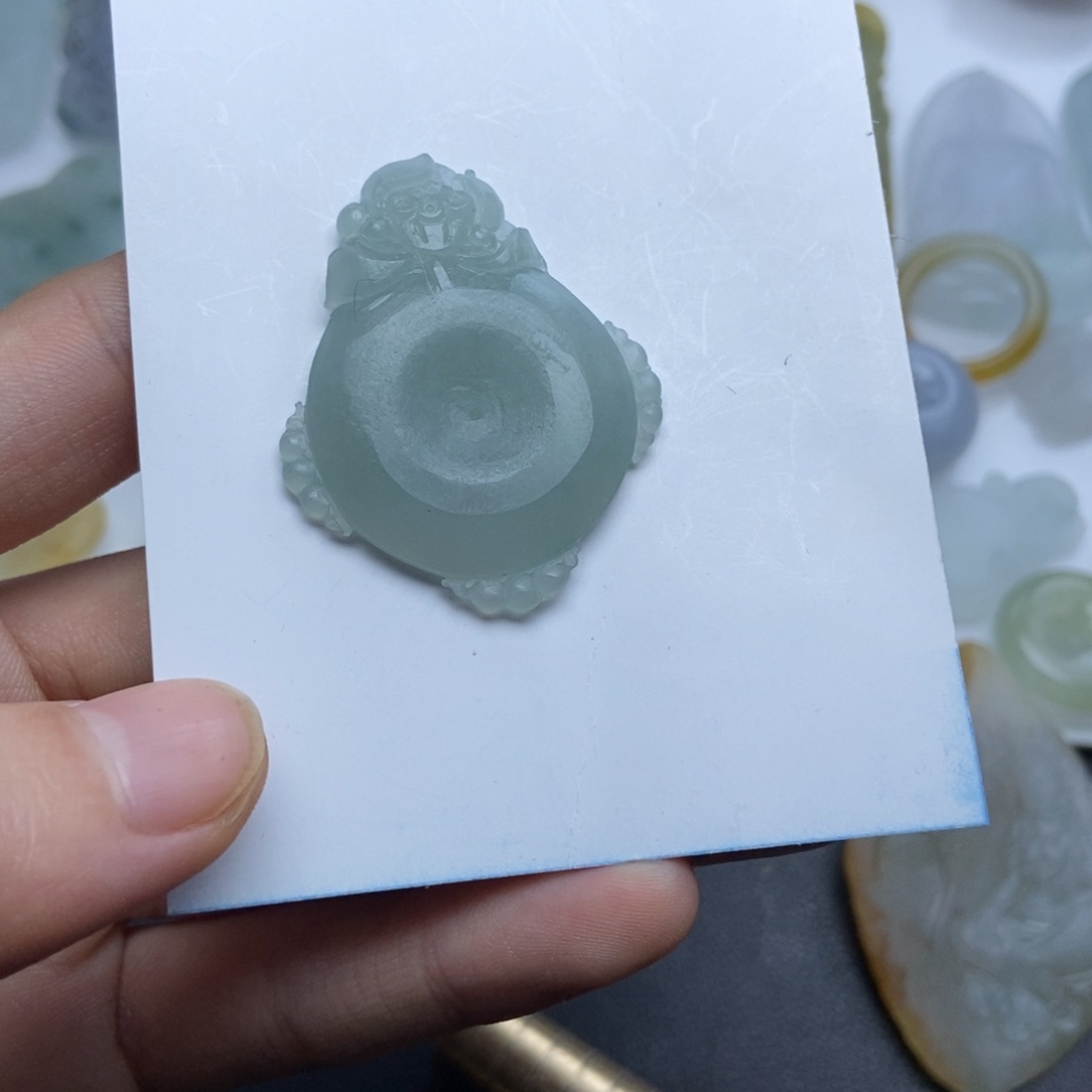 未镶嵌定制翡翠扣子