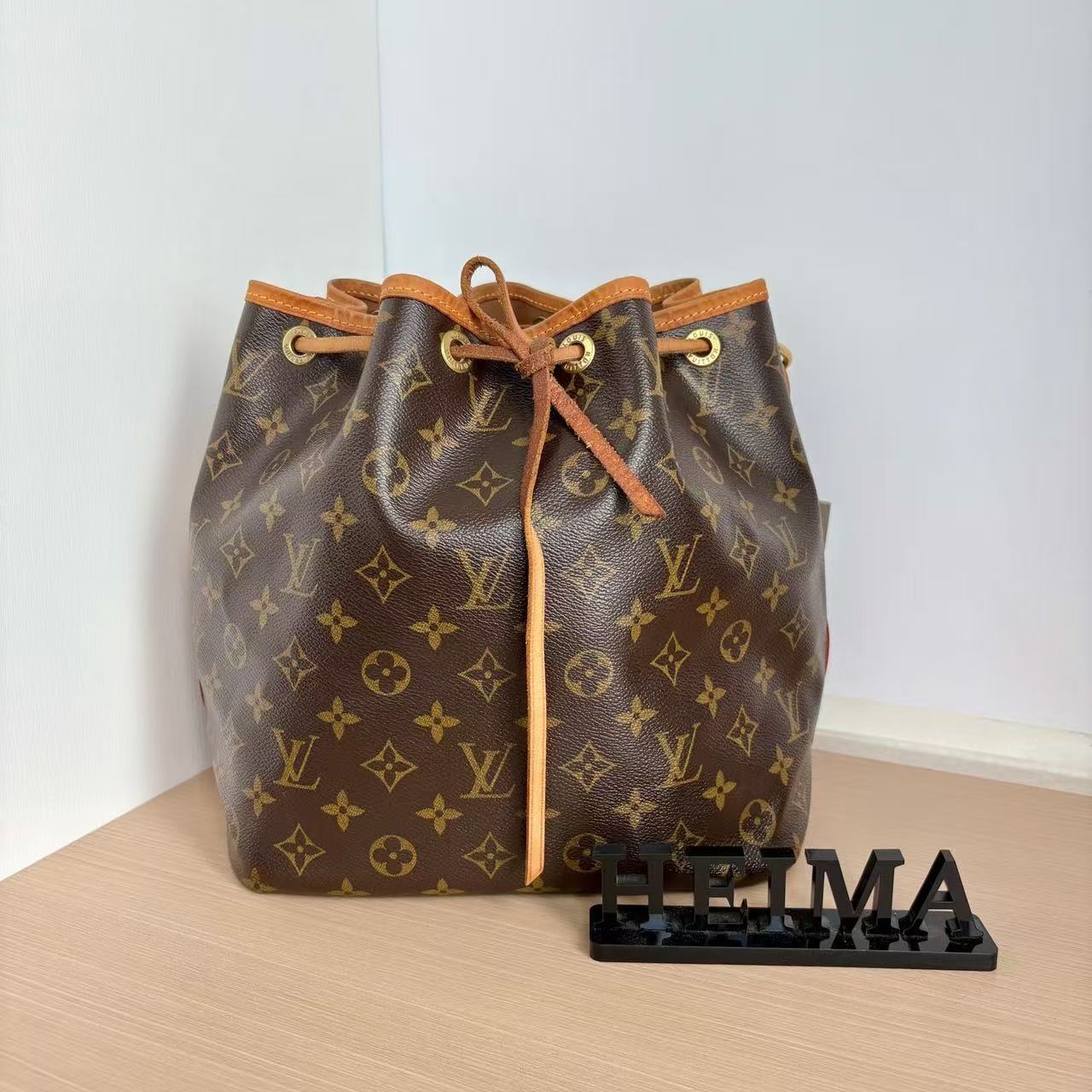 95新 LouisVuitton/路易威登 17893012 LV抽绳水桶中古款25*26 