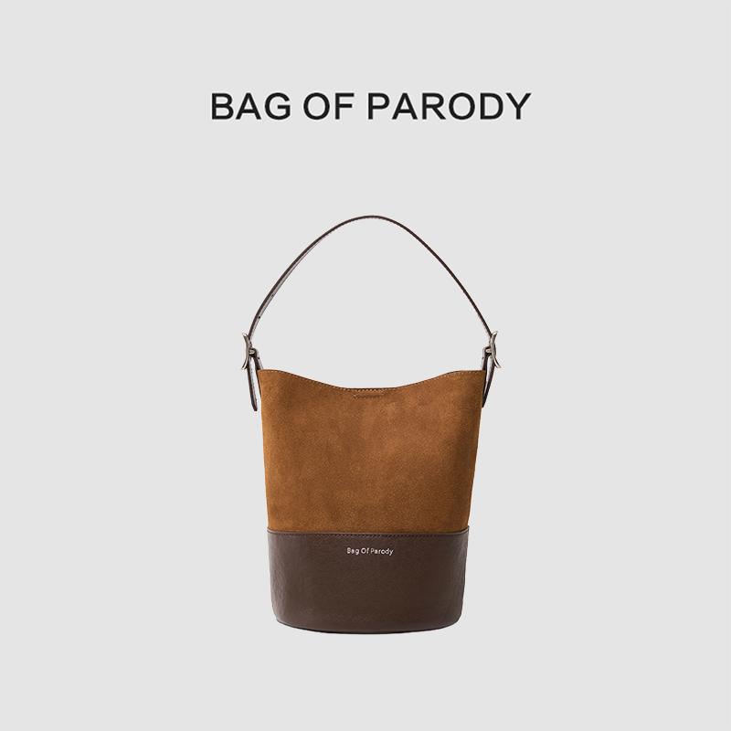 Bag Of Parody秋冬新款头层牛皮单肩斜挎手提包