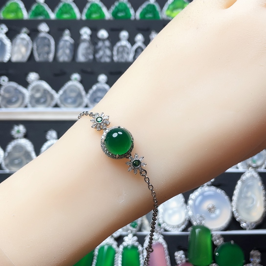 玛瑙/玉髓手链合金