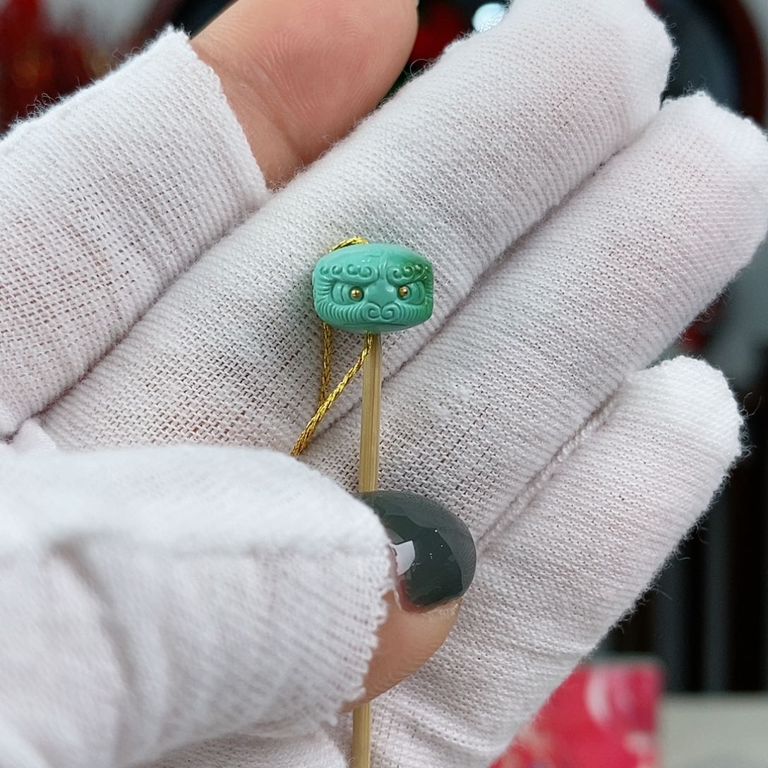 绿松石珠宝奇石未镶嵌