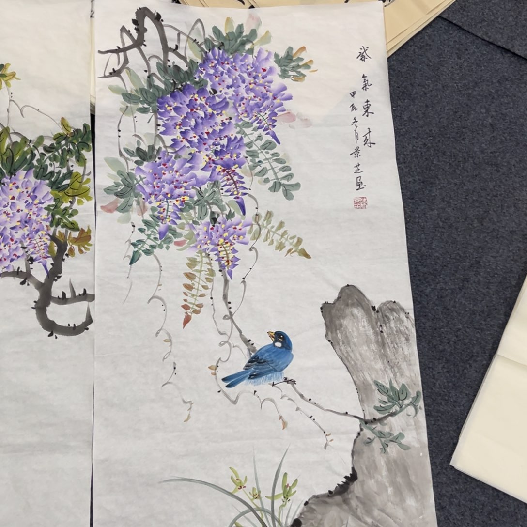 国画处理作品看好再拍哦