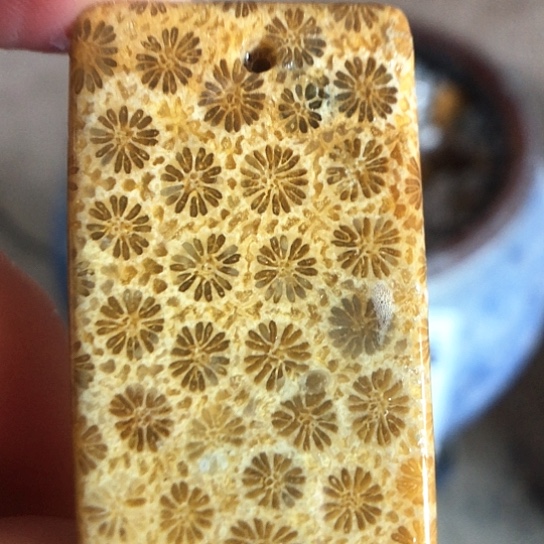 硅化玉吊坠未镶嵌