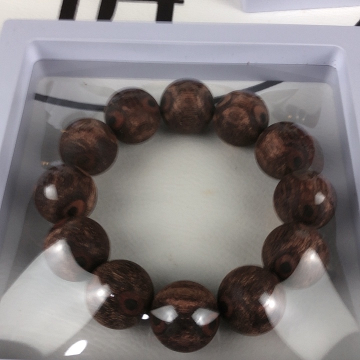 降真香手串/手链奥特曼对眼2.0东枝莺歌奇楠龙鳞肉中甲降真香