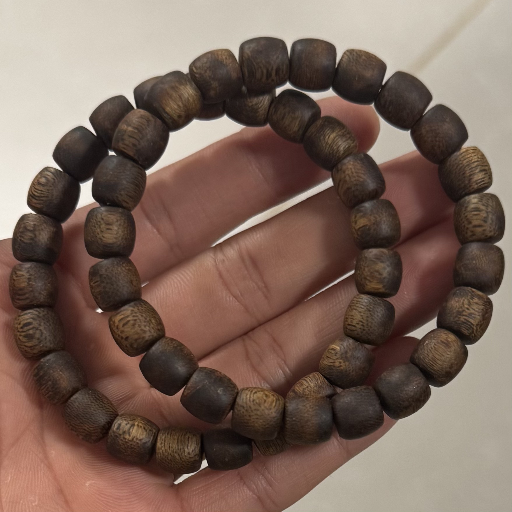 沉香奇楠沉香鼓珠单圈多样性发一GZ-9