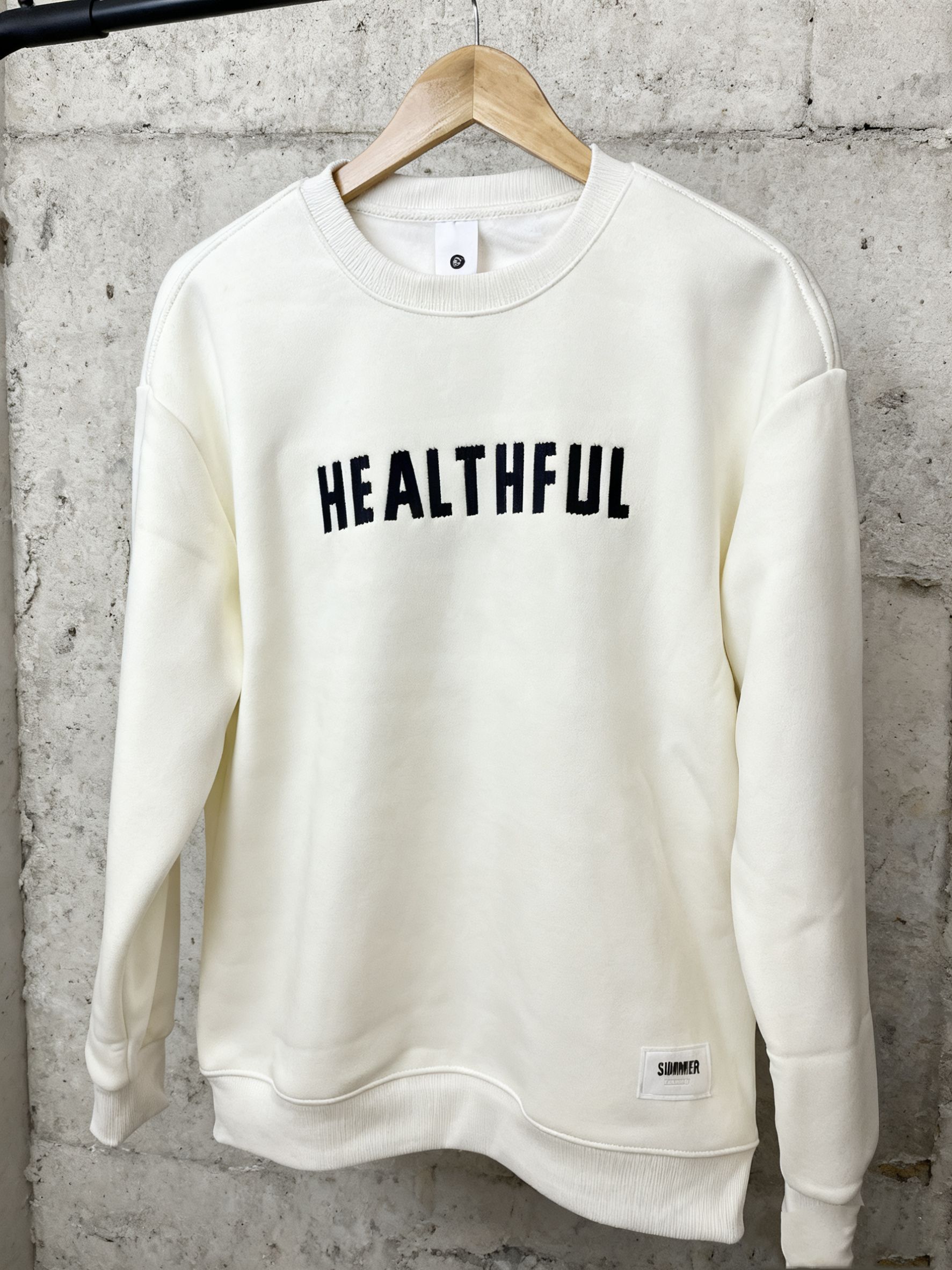 男士2025秋季植绒发泡爆款休闲圆领卫衣长袖