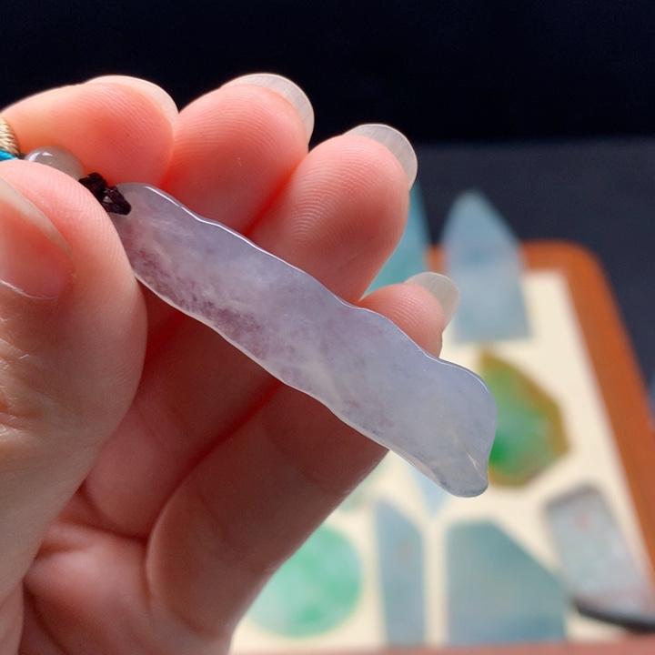 翡翠未镶嵌颈饰天然缅甸翡翠包邮